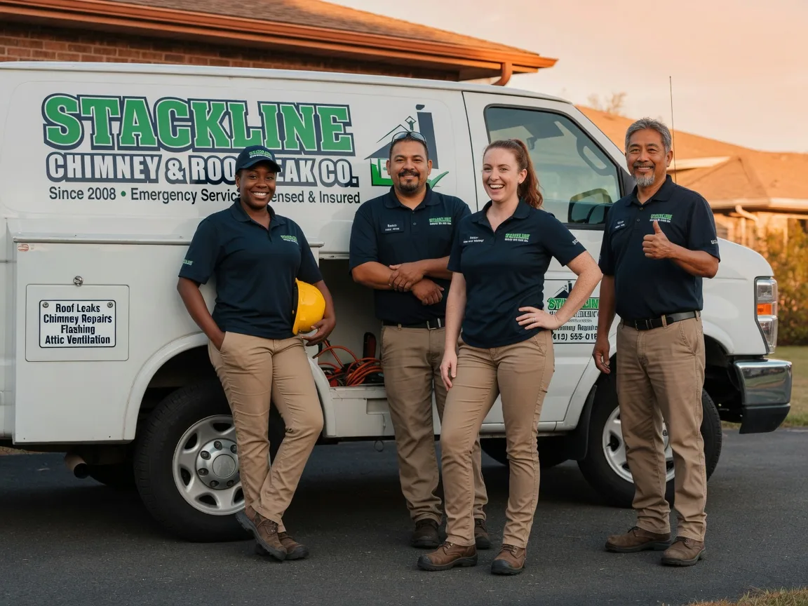 Chimney flashing repair company in Adams, MN